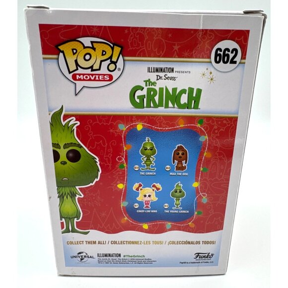 FUNKO POP 2018 THE YOUNG GRINCH #662 NEW IN BOX - Picture 3 of 5